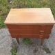 Commode vintage en placage de teck