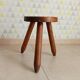 Tabouret tripode vintage années 60/70