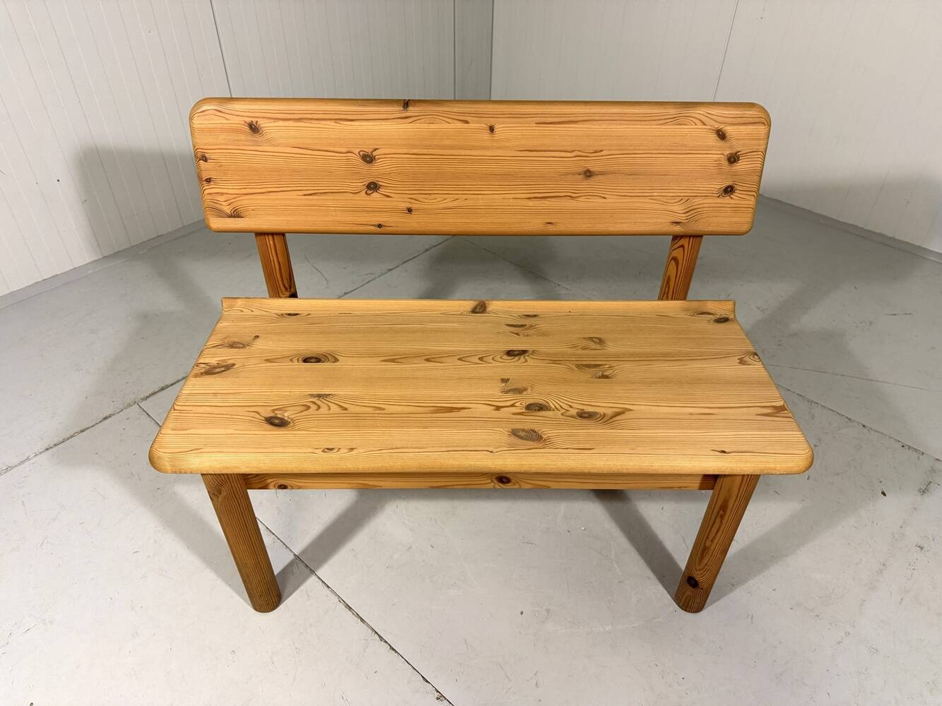 Korup Design solid pine benches with storage space Denmark