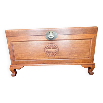 Exotic wooden chest