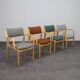 Ensemble de 4 chaises de salle à manger par Reno Wahl Iversen pour Farstrup Danemark, années 1980.