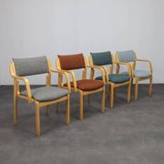 Set of 4 Dining Chairs by Reno Wahl Iversen for Farstrup Denmark, 1980s