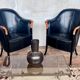2 designer armchairs by Umberto Asnago for Giorgetti Italy