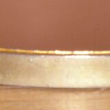 Golden bronze mirror with 55 cm shell