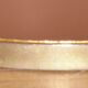 Golden bronze mirror with 55 cm shell