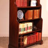 19th Century Mahogany Waterfall Bookcase