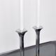 Pair of brutalist candlesticks by david marshall, 1980, spain