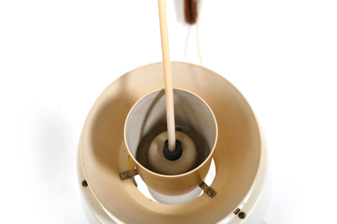 Jørn Utzon Teak and Brass Wall Lamp 1960s