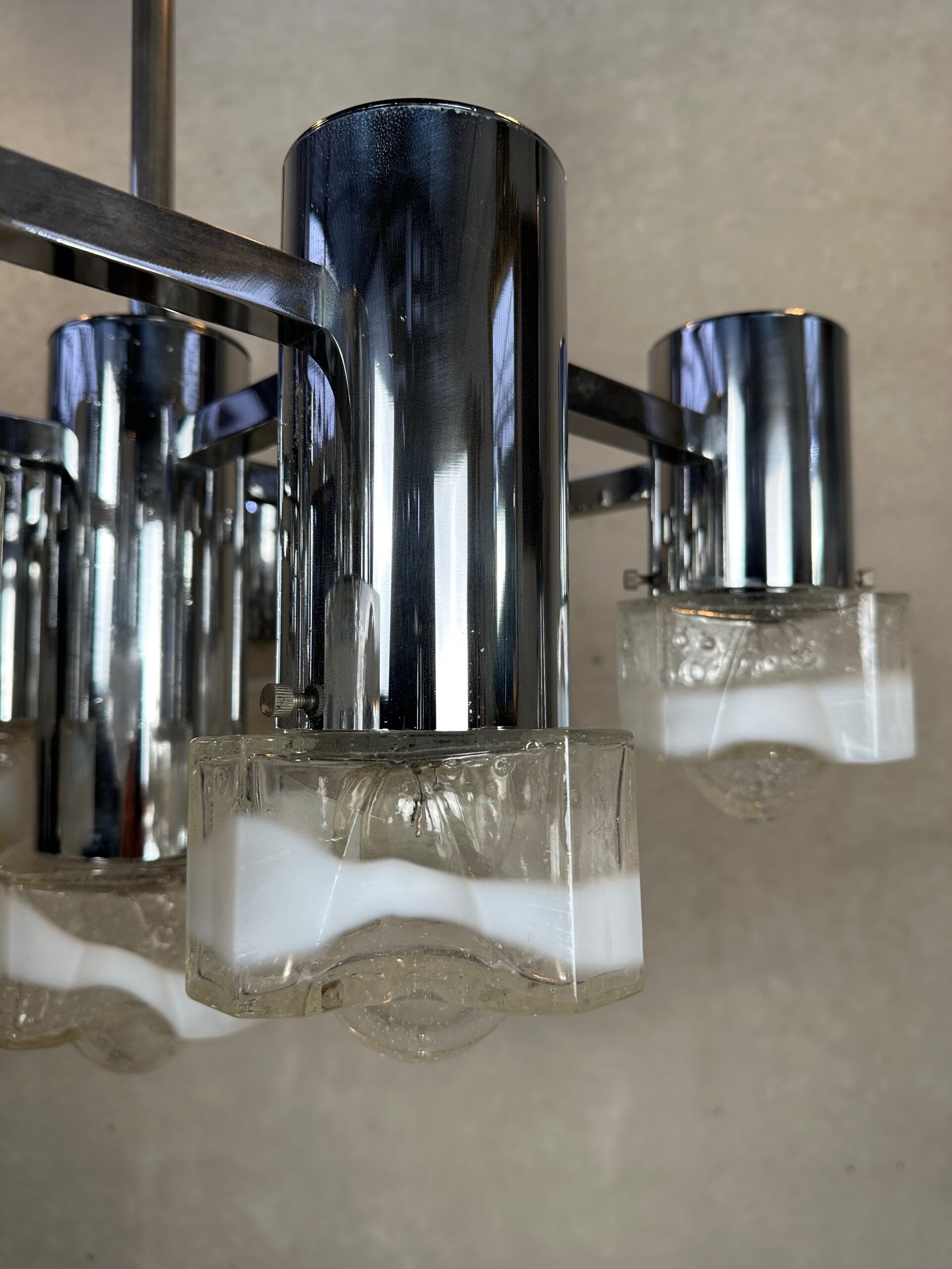 Chandelier vintage de design italien
