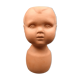 Vase in the shape of a baby's head - poupon