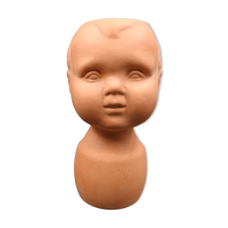 Vase in the shape of a baby's head - poupon