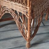 Rattan armchair