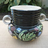 Vallauris cermal vase by Pugi