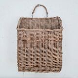 Rattan wall basket - rattan basket