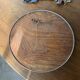 Round convex metal mirror in English style 1900