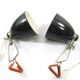 Set of two HALA clamp lamps from the 1950s, Dutch design.