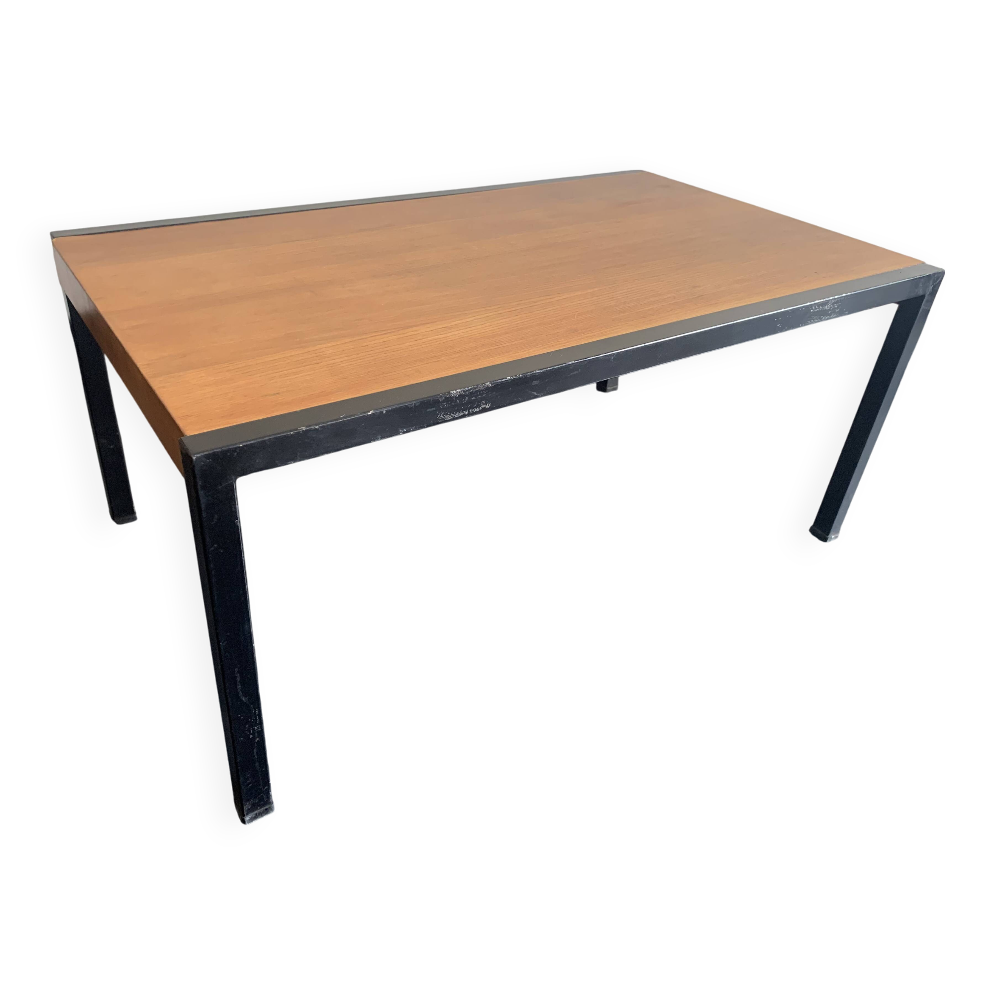 Vintage coffee table 1950 Gérard Guermonprez Magnani - 80 x 50 x 35 cm