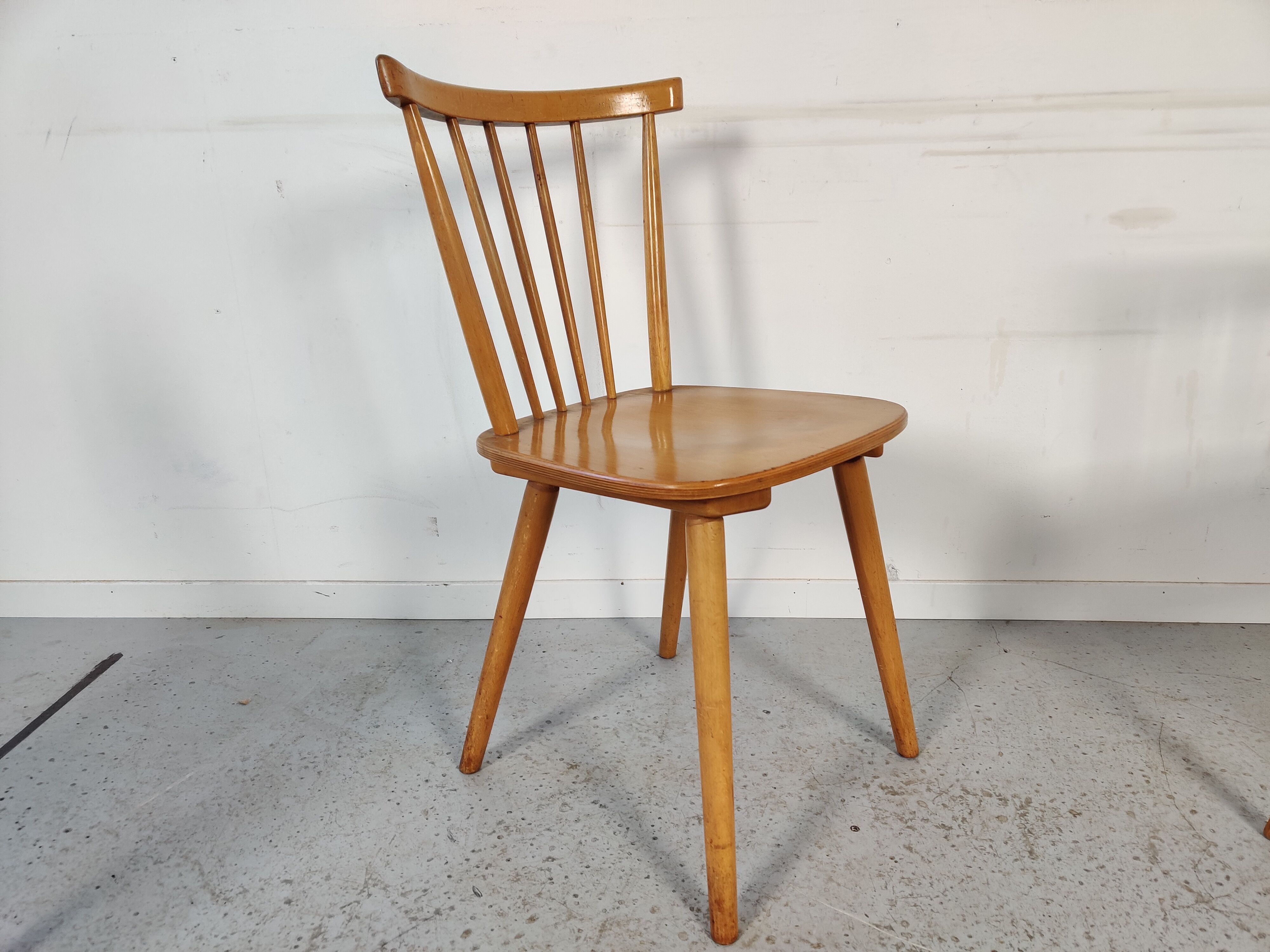 4 Vintage Scandinavian Hiller chairs, 60s