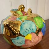 Colorful tea set from Vallauris