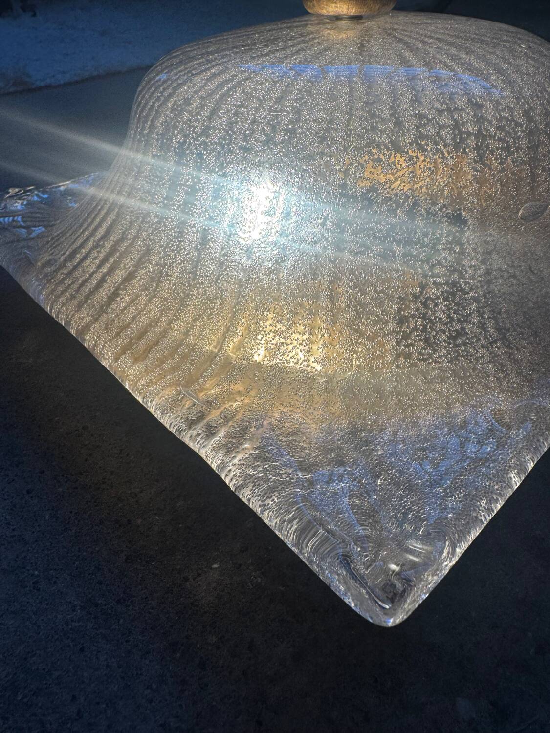 Murano glass wall sconce from the 1970s