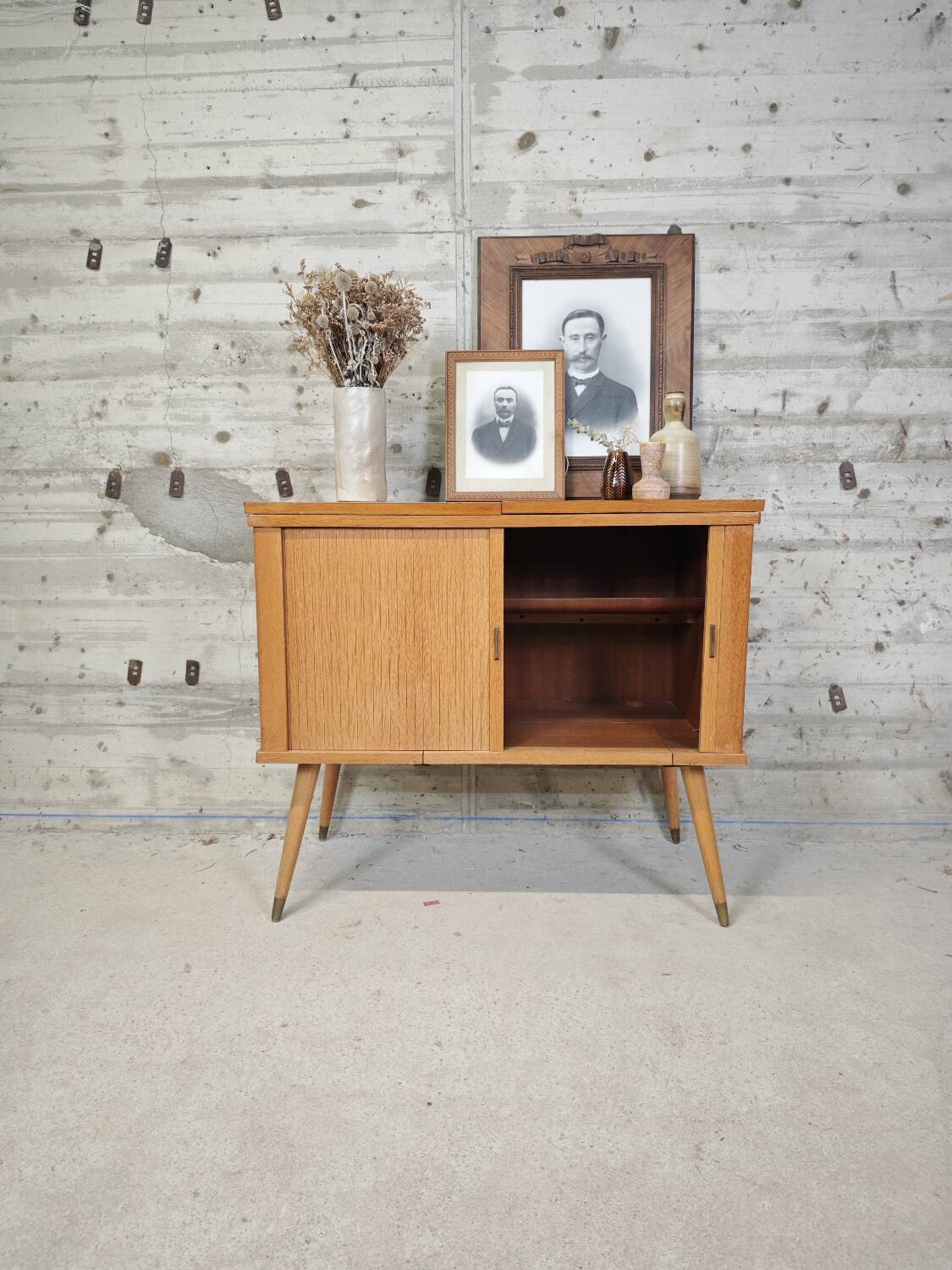 Old sewing machine cabinet