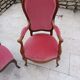 Armchair and chair Louis Philippe