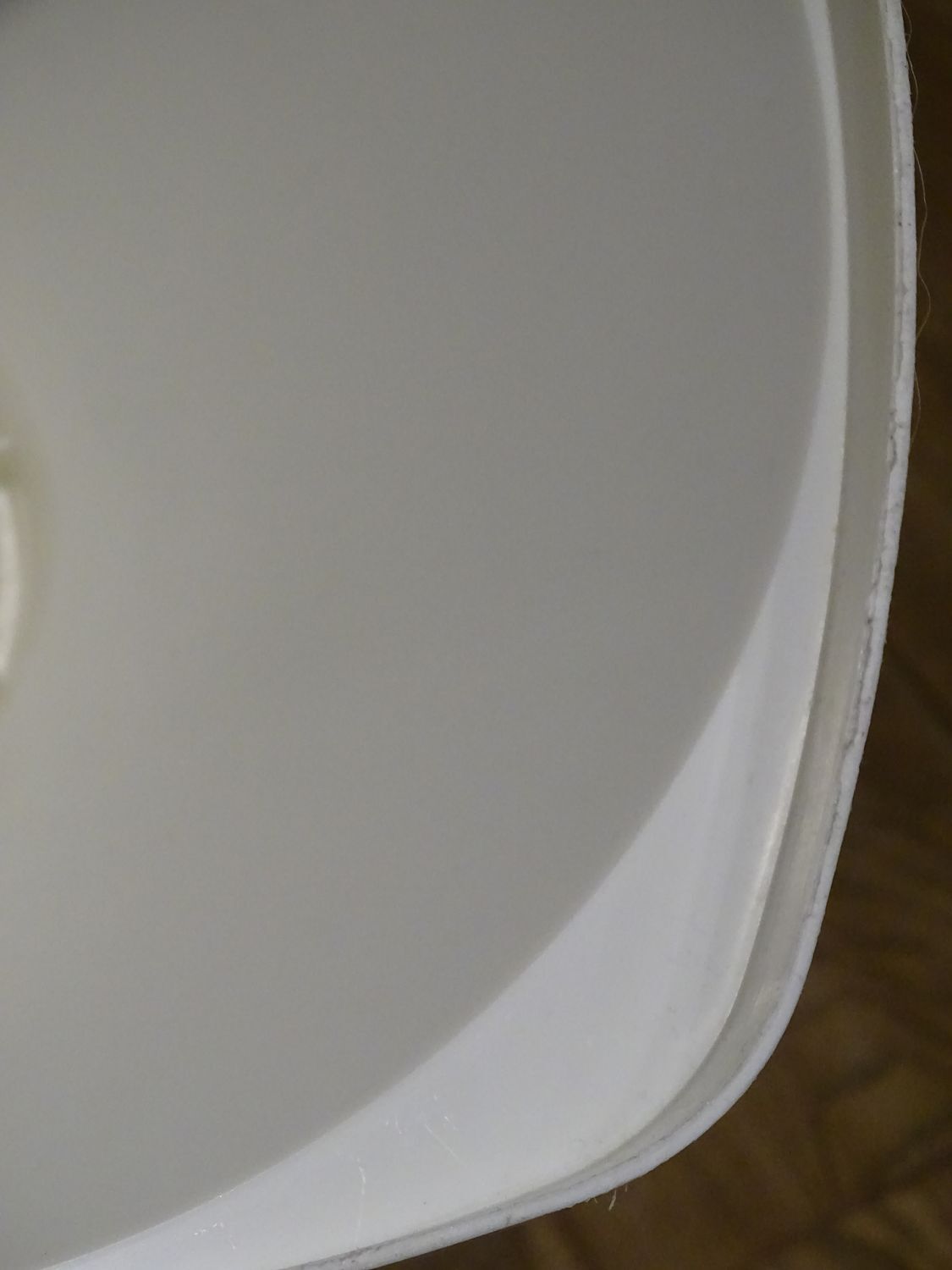Pola model No. 588 white plastic vintage stool