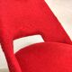 Pair of "fluffy" barrel chairs