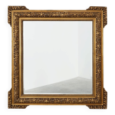 Grand miroir en bois doré de style baroque, 20e siècle