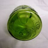 Pichet carafe à orangeade d'Italie en verre vert
