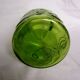Pichet carafe à orangeade d'Italie en verre vert