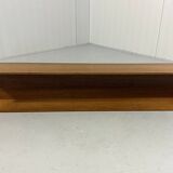 Wilhelm Renz teak wall shelf by Walter Wirz 1960's