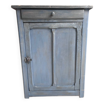 Confiturier, old Parisian sideboard, blue patina