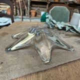 Antique vintage Baccarat crystal bowl in the shape of a star