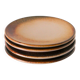 Set of 4 stoneware dessert plates, Design, 1970