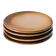 Set of 4 stoneware dessert plates, Design, 1970