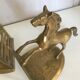 Pair of vintage brass bookbands