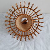Vintage rattan suspension