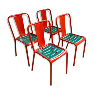 Set of 4 Chair Tolix T4
