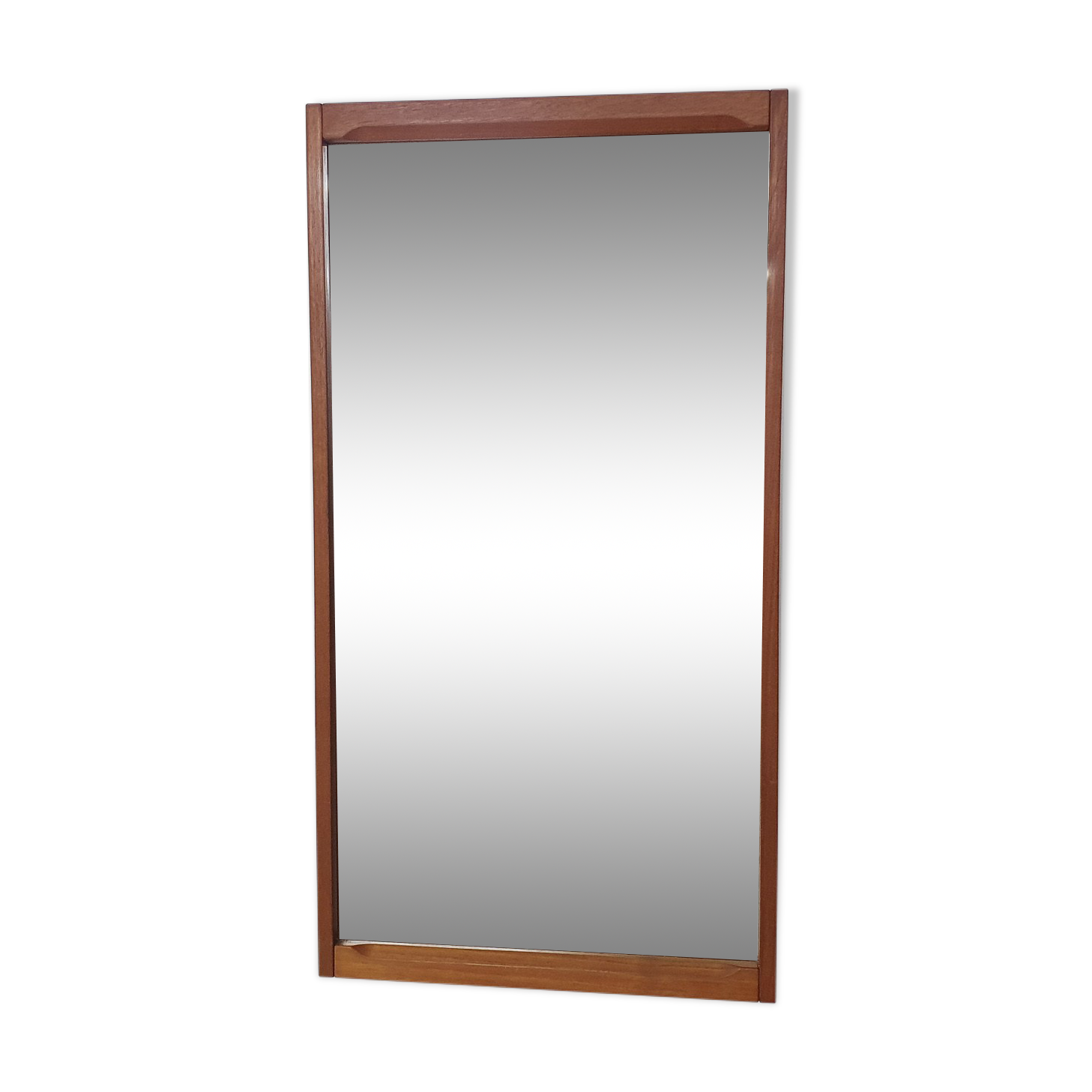 Teak mirror by Aksel Kjersgaard, Denmark 1960's