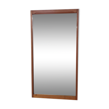 Miroir en teck par Aksel Kjersgaard, Danemark années 1960
