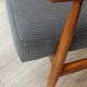 Scandinavian modern armchair graphite corduroy H.Lis