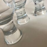 Set of 4 glasses Rondo by Kosta Boda Sweden 1970