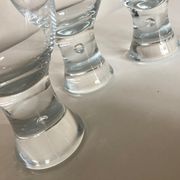 Set of 4 glasses Rondo by Kosta Boda Sweden 1970