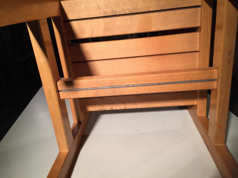 Table and 3 chairs Andre Sornay circa 60