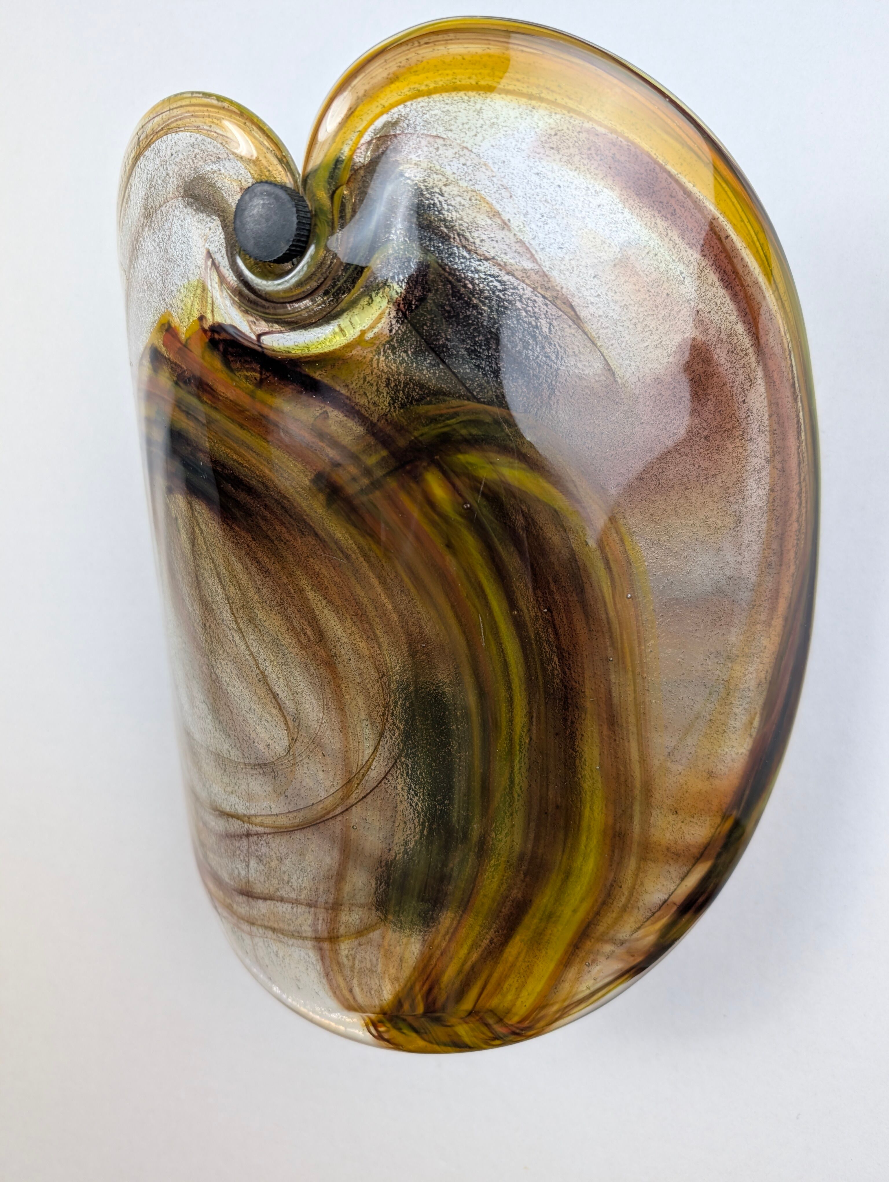 Applique en verre Holmegaard par Per Lütken, Danemark, années 1970.