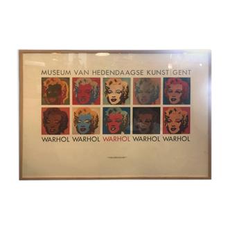 Affiche originale d'exposition d'Andy Warhol