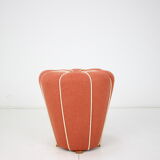 Vintage tabouret designed by Jindřich Halabala, 1950's.