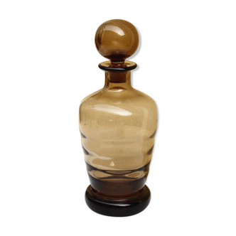 Smoked glass decanter