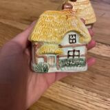 Vintage cottage salt and pepper shaker